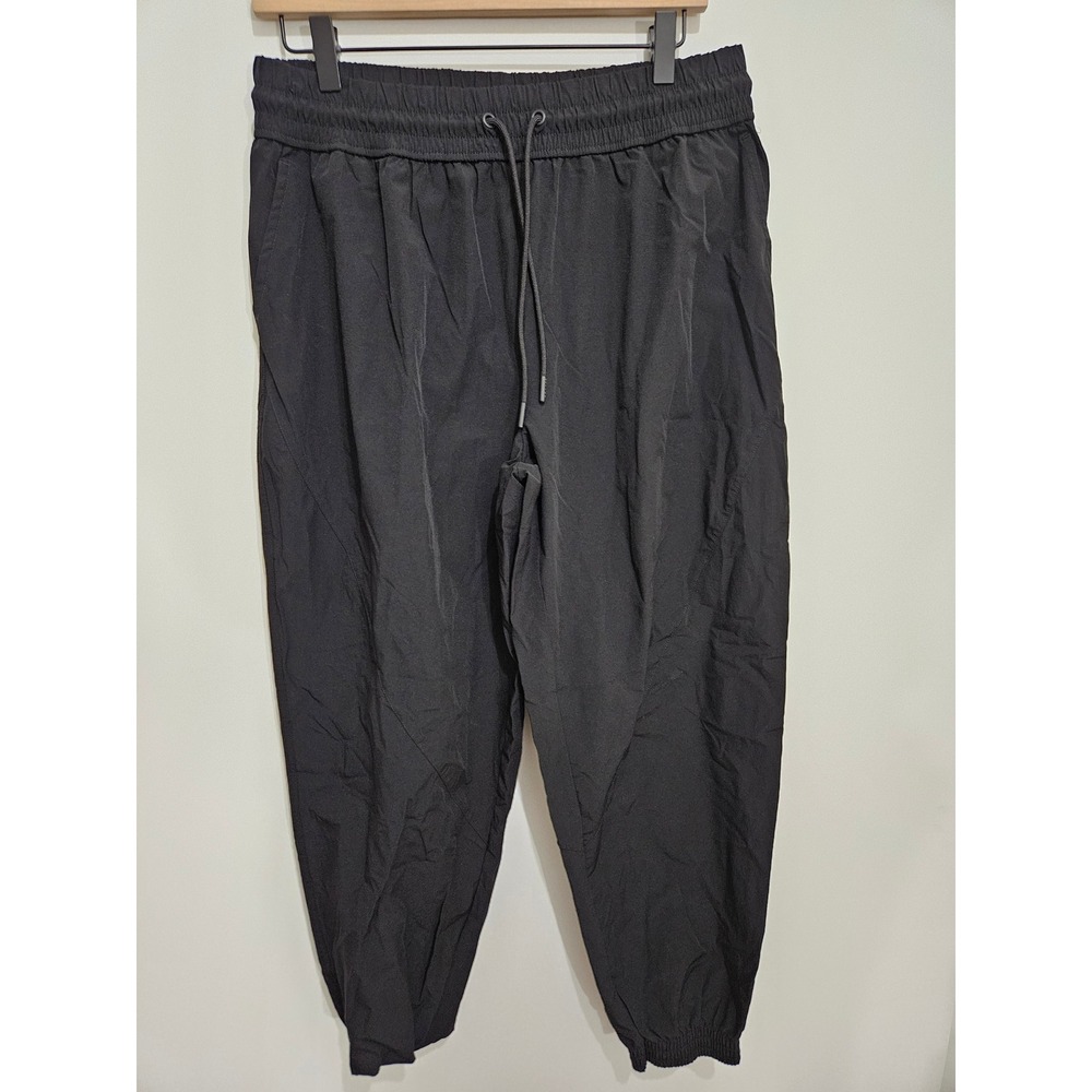 Spyder Active Black Jogger Pants Womens‎ Large Drawstring Elastic Waist SP736